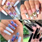 30 Vellen/set Vlinder Nail art Stickers. Nagels/Nailart., Blauw, ., Nieuw, Ophalen of Verzenden