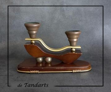 Inktstel, functie kandelaar – Art deco # 21 cm beschikbaar voor biedingen