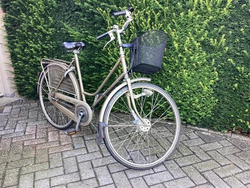 Damesfiets Batavus Bata Intercity maat 53, kleur taube, Fietsen en Brommers, Fietsen | Dames | Damesfietsen, Gebruikt, Batavus