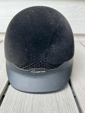 Mooie Fouganza paardrij cap zwart maat 57-59 beschikbaar voor biedingen