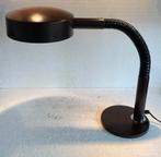 Hala Zeist retro vintage Dutch Design bureau lamp bruin /wit, Huis en Inrichting, Lampen | Tafellampen, Ophalen of Verzenden, Metaal