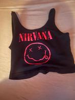 Nirvana Crop Top - Maat S, Kleding | Dames, Zwart, Ophalen of Verzenden, Gedragen, Maat 36 (S)