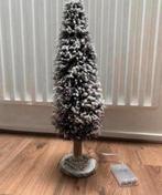 Kerstboom met sneeuw. 50cm met lampjes, Ophalen of Verzenden, Nieuw