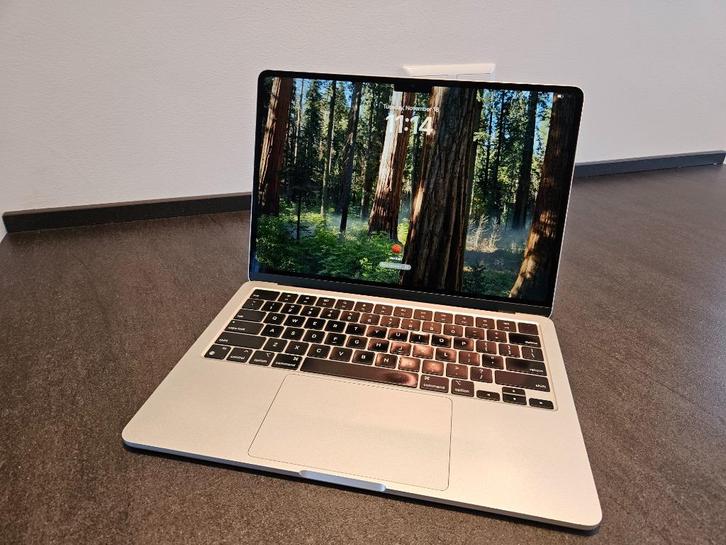 Macbook Air M3 (2024) 24Gb 256G 91% Silver 13" OPRUIMING, Computers en Software, Apple Macbooks, Zo goed als nieuw, MacBook Air