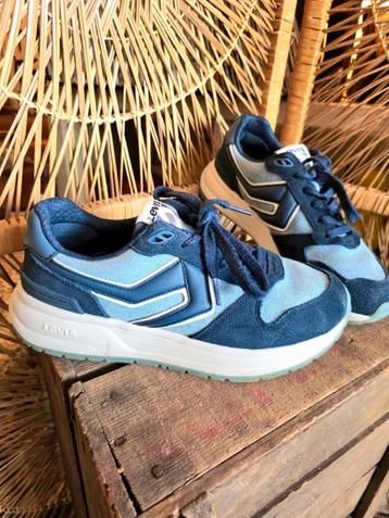 YV5928: Retro Levi's Charge Suede Denim Trainers Sneakers  beschikbaar voor biedingen