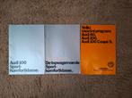 3x autofolder Audi 100 (C1), Boeken, Auto's | Folders en Tijdschriften, Verzenden, Zo goed als nieuw, Audi