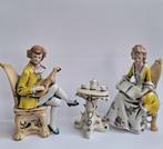 Porselein antiek stel (M en V), Antiek en Kunst, Antiek | Porselein, Verzenden