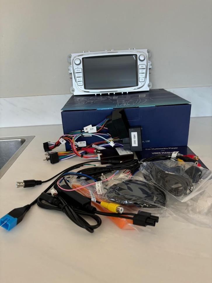 Android radio voor Ford Focus /S-Max/ Mondeo/ Galaxy / zilve, Auto diversen, Autoradio's, Nieuw, Ophalen of Verzenden