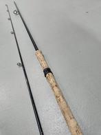 Handmade klassieke holglass spin/vlok hengel 2.75m 2-del., Watersport en Boten, Ophalen of Verzenden, Zo goed als nieuw, Werphengel