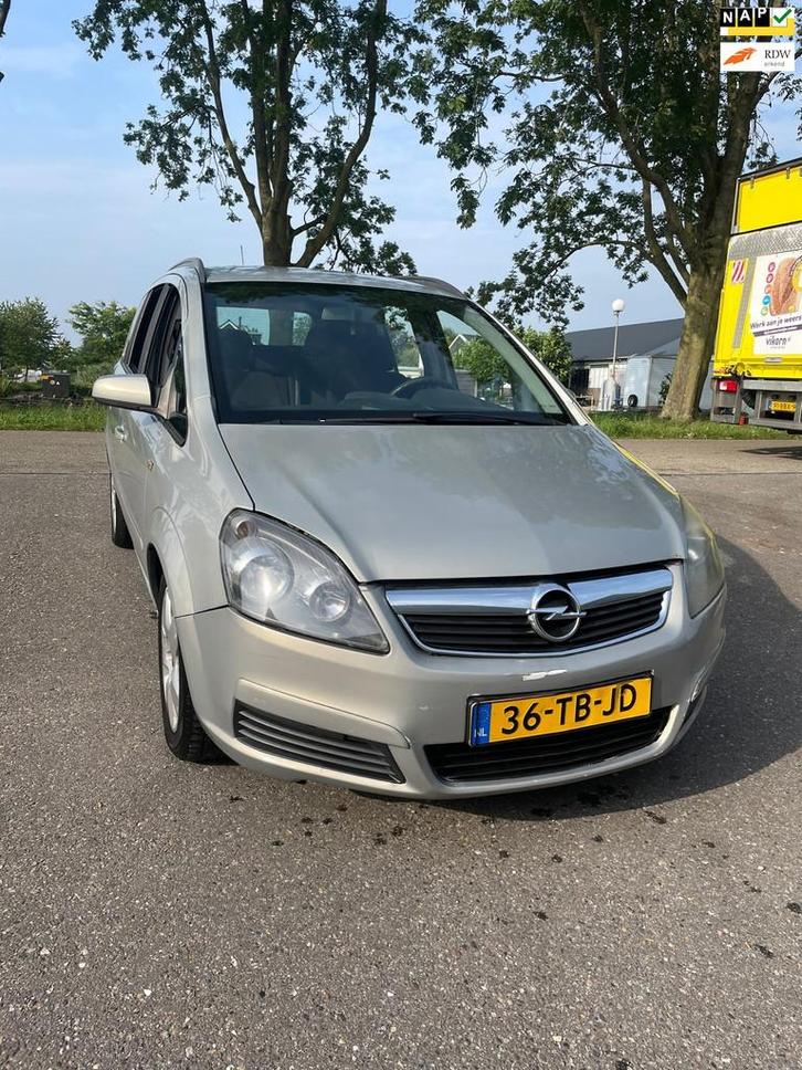 Opel Zafira 1.8 Enjoy 7 PERSOONS - AIRCO - ELEKTRISCHE RAMEN, Auto's, Opel, Bedrijf, Te koop, Zafira, ABS, Airbags, Airconditioning