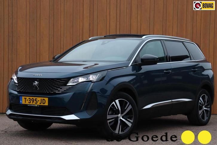 Peugeot 5008 1.2 PureTech GT Line 7-persoons org NL-auto sch, Auto's, Peugeot, Bedrijf, Te koop, 360° camera, ABS, Achteruitrijcamera