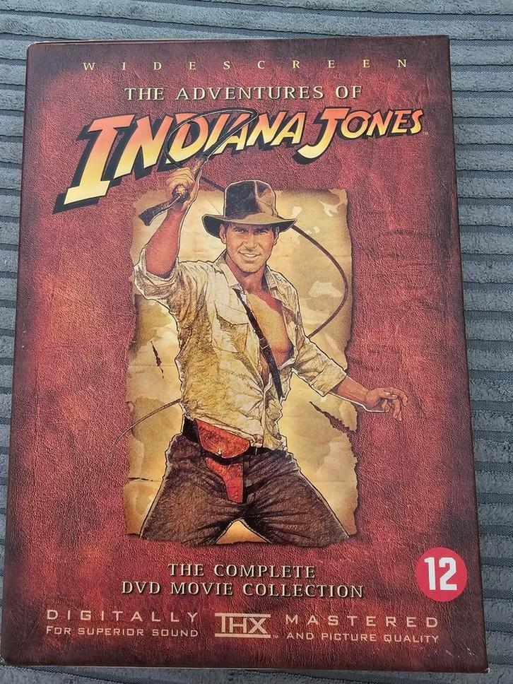 Indiana Jones Complete DVD Collectie - Boxset, Cd's en Dvd's, Dvd's | Tv en Series, Gebruikt, Actie en Avontuur, Boxset, Vanaf 12 jaar