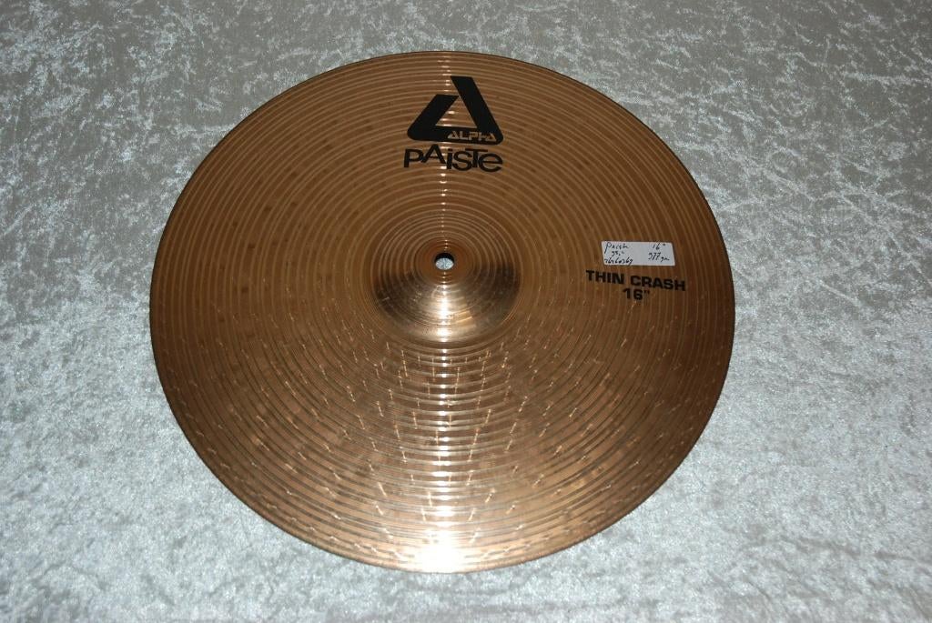 Paiste Alpha thin crash 977gr. 16 inch  <26260367>, Muziek en Instrumenten, Gebruikt, ., Drums of Percussie, Ophalen of Verzenden