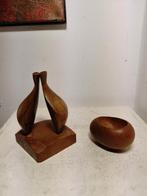 2751 vintage design modernist abstract houten objecten, Ophalen of Verzenden