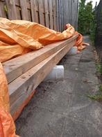 Houten balken 17x7 cm 3x, Doe-het-zelf en Verbouw, Hout en Planken, Ophalen of Verzenden, Zo goed als nieuw, 250 tot 300 cm, 50 mm of meer