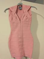 Inspired by Herve Leger bandage jurk, Ophalen, Nieuw, Roze, Boven de knie