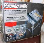 Piranha Mobil-o-Tech zaagtafel v klein behuisden /mobiliteit, Doe-het-zelf en Verbouw, Werkbanken, Nieuw, Inklapbaar, Minder dan 70 cm