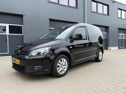Volkswagen Caddy 1.6 TDI zwart - navi - leer - Marge auto, Auto's, Bestelauto's, Bedrijf, ABS, Airbags, Airconditioning, Bluetooth