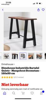 Bartafel met 2 barstoelen, Huis en Inrichting, 2 krukken, Ophalen, Zo goed als nieuw