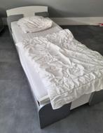 Stoer 1 persoons bed 90×200, Ophalen, 85 tot 100 cm, Zo goed als nieuw, Matras