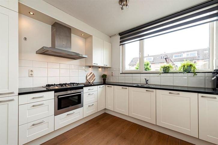 Grote Hoekkeuken met Graniet Blad - Zelf Demonteren, Huis en Inrichting, Keuken | Complete keukens, Gebruikt, Hoekkeuken, Crème