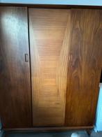 Vintage Teak Linnenkast, Huis en Inrichting, Kasten | Kledingkasten, Ophalen, Gebruikt, 100 tot 150 cm, Teakhout
