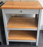 Keukeneiland ikea Tornviken grijs/eiken, Huis en Inrichting, Keuken | Keukenelementen, Ophalen, Gebruikt, 50 tot 100 cm, Minder dan 100 cm