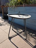 Bijzettafel, Ophalen, Minder dan 45 cm, Gebruikt, Metaal of Aluminium