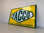 YACCO olie oud emaille reclamebord, Verzamelen, Merken en Reclamevoorwerpen, Reclamebord, Gebruikt, ., Ophalen of Verzenden