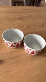 2 schaaltjes met kerstboom opdruk Hema, Ophalen of Verzenden, Zo goed als nieuw