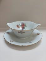 Prachtige sauskom UML France limoges bloemdecor, Antiek en Kunst, Antiek | Servies los, Ophalen of Verzenden