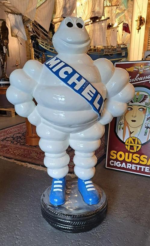 Groot reclame beeld of Michelin pop 120 cm hoog gaaf en item, Antiek en Kunst, Curiosa en Brocante, Ophalen