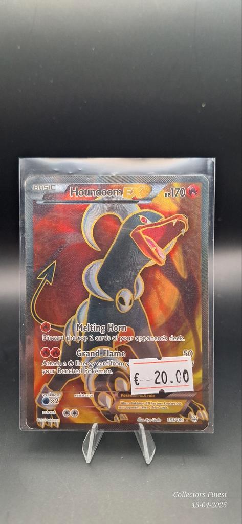Houndoom ex  bkt breakthrough 153, Hobby en Vrije tijd, Verzamelkaartspellen | Pokémon, Zo goed als nieuw, Losse kaart, Ophalen of Verzenden