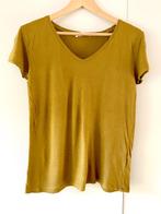 shirt MSCH Copenhagen okergeel viscose mt S/M, Kleding | Dames, T-shirts, Msch Copenhagen, Geel, Ophalen of Verzenden, Zo goed als nieuw