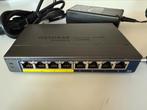Netgear GS108PE 8-poorts Power over Ethernet switch, Computers en Software, Netwerk switches, Verzenden, Zo goed als nieuw