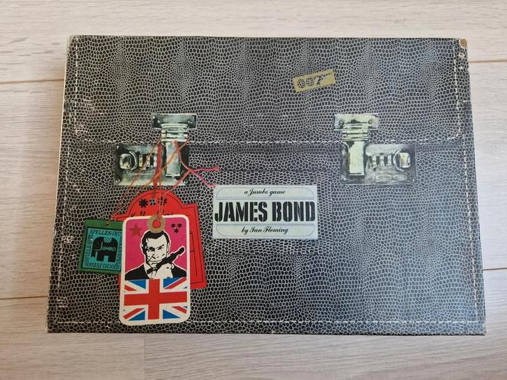 1964 james bond vintage bordspel suitcase edition 007 spel, Verzamelen, Film en Tv, Zo goed als nieuw, Ophalen of Verzenden