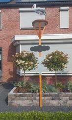 Te huur ooievaar op het nest, Ophalen, Zo goed als nieuw, Geboortebord