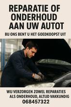 Reparatie of onderhoud aan uw auto grote+kleine beurten., Ophalen