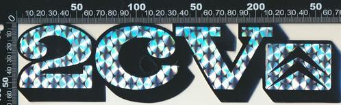 Sticker: Citroen - 2CV (Glittersticker), Verzamelen, Stickers, Zo goed als nieuw, Auto of Motor, Ophalen of Verzenden