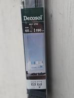 2x Decosol jaloezieën 60x190cm - grijs aluminium, Huis en Inrichting, Stoffering | Gordijnen en Lamellen, Ophalen of Verzenden
