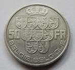 belgie 50 francs 1939 zonder kruis boven kroon, Verzenden, België