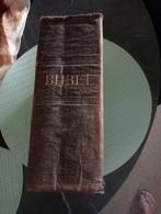 Bijzondere en oude STATENBIJBEL uit ca. 1917, in goede staat, Antiek en Kunst, Ophalen of Verzenden, AFGELEID VAN PIETER KEUR