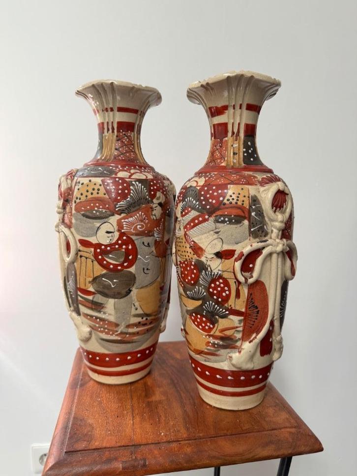 Satsuma vazen, Antiek en Kunst, Antiek | Vazen, Ophalen of Verzenden