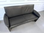 Leolux Antipode bank– zwart leer – topconditie, Huis en Inrichting, Ophalen, Leolux, -, -