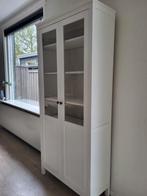 Ikea Hemnes witte vitrinekast met 2 deuren, 25 tot 50 cm, Ophalen of Verzenden, Zo goed als nieuw