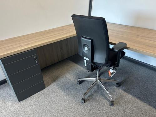 Directiebureau hoekcombinatie manager, Huis en Inrichting, Bureaus, Ophalen of Verzenden