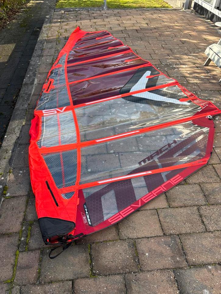 Severne Mach5 6.2m² Zeil - Topconditie!, Watersport en Boten, Windsurfen, Zo goed als nieuw, Zeil, 5 tot 7 m², Ophalen