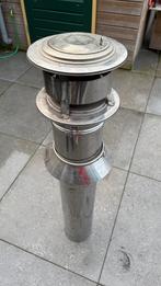 RVS kachelpijpen – losse stukken – diverse maten, Doe-het-zelf en Verbouw, Buizen en Afvoer, Afvoer, 6 meter of meer, Ophalen of Verzenden