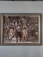 Nachtwacht tegeltableau Aardewerkfabriek Velsen, Ophalen