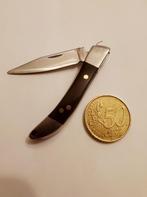 M38 RVS mini sleutelhanger zakmes zwart, Verzenden, Nieuw, Overige typen